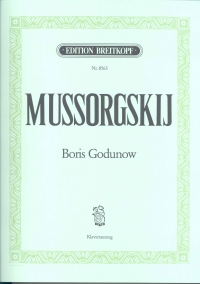 Mussorgsky Boris Godunov Original Rus/fr/ger Vsc Sheet Music Songbook