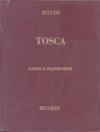 Puccini Tosca Vocal Score It/eng Clothbound Sheet Music Songbook