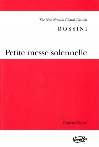Rossini Petite Messe Solennelle Chorus Score Satb Sheet Music Songbook