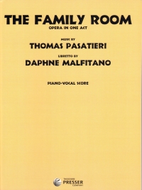 Family Room Opera In One Act Pasatieri Vocal Score Sheet Music Songbook