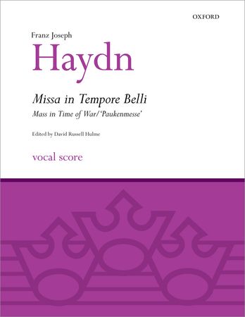 Haydn Missa In Tempore Belli (in Time Of War) Vsc Sheet Music Songbook