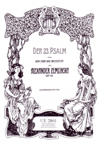 Zemlinsky Psalm 23 Op14 Vocal Score Sheet Music Songbook