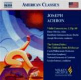 Achron Violin Concerto No 1 The Golem Music Cd Sheet Music Songbook