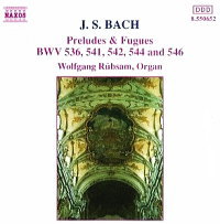 Bach Preludes & Fugues Rubsam Music Cd Sheet Music Songbook