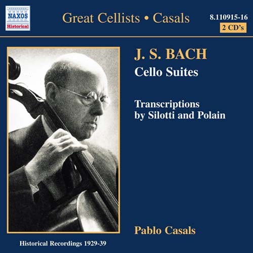 Bach Cello Suites Nos 1-6 Casals Music Cd Sheet Music Songbook