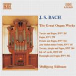 Bach Great Organ Works Music Cd Sheet Music Songbook