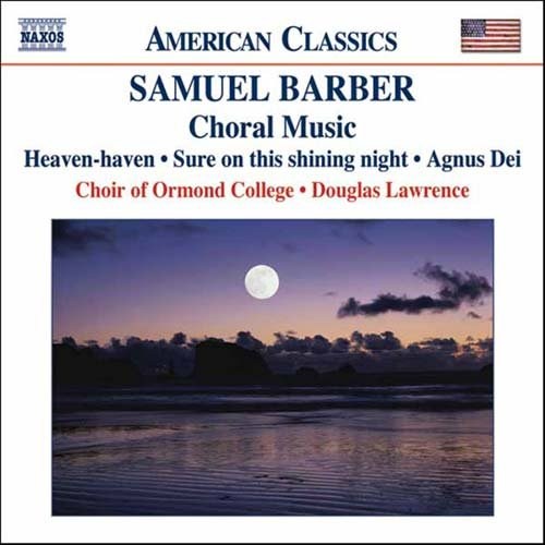 Barber Choral Music Music Cd Sheet Music Songbook