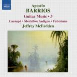 Barrios Guitar Music Vol 3 Music Cd Sheet Music Songbook