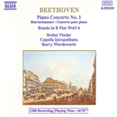 Beethoven Piano Concerto No 1 Rondo Bb Music Cd Sheet Music Songbook
