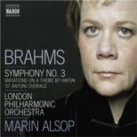 Brahms Symphony No 3 Haydn Variations Music Cd Sheet Music Songbook