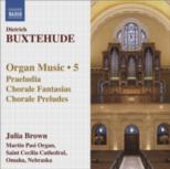 Buxtehude Organ Music Vol 5 Music Cd Sheet Music Songbook