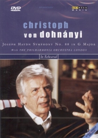 Dohnanyi In Rehearsal Music Dvd Sheet Music Songbook