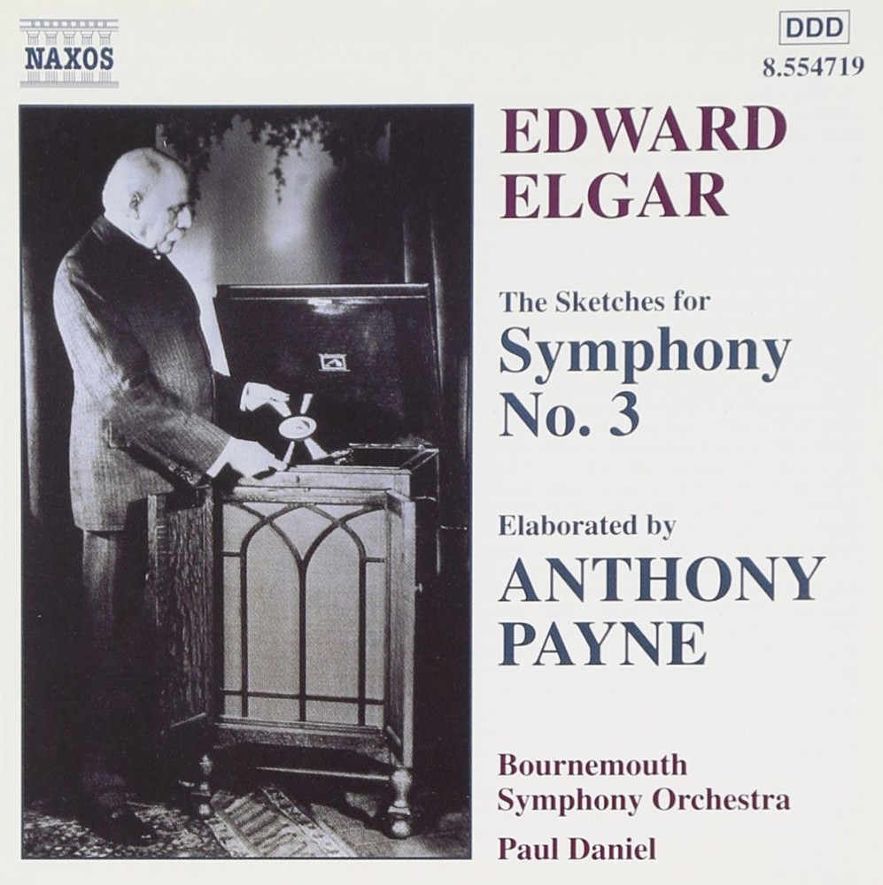 Elgar Symphony No 3 Anthony Payne Music Cd Sheet Music Songbook