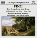Finzi Earth And Air And Rain Music Cd Sheet Music Songbook