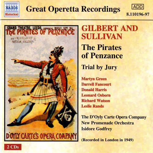 Gilbert & Sullivan Pirates Of Penzance Music Cd Sheet Music Songbook