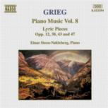Grieg Piano Music Vol 8 Music Cd Sheet Music Songbook