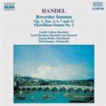 Handel Recorder Sonatas Op1 Nos 2,4,7,11 Music Cd Sheet Music Songbook