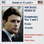 Hersch Symphonies Nos 1 & 2 Music Cd Sheet Music Songbook