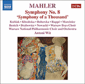 Mahler Symphony No 8 Music Cd Sheet Music Songbook