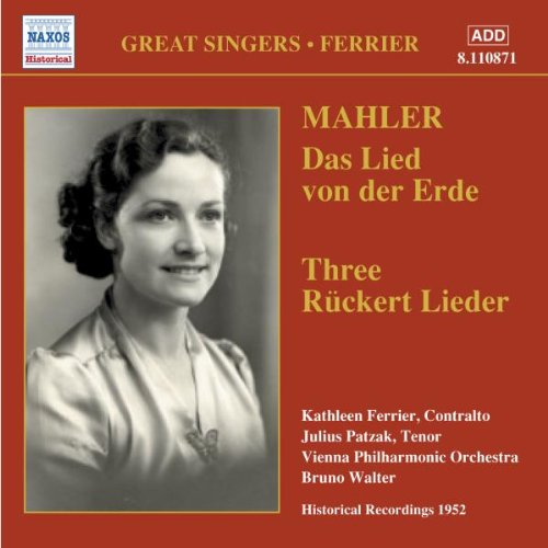 Mahler Das Lied Von Der Erde Ferrier Music Cd Sheet Music Songbook