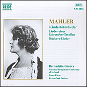 Mahler Kindertotenlieder Music Cd Sheet Music Songbook