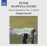 Maxwell Davies Naxos Quartets Nos 3 & 4 Music Cd Sheet Music Songbook