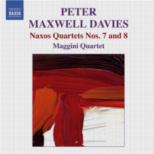 Maxwell Davies Naxos Quartets Nos 7 & 8 Music Cd Sheet Music Songbook