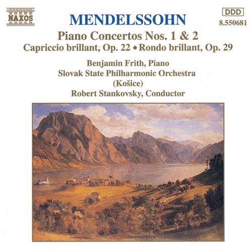 Mendelssohn Piano Concertos Nos 1 & 2 Music Cd Sheet Music Songbook