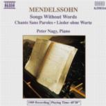 Mendelssohn Songs Without Words Nagy Music Cd Sheet Music Songbook