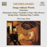 Mendelssohn Songs Without Words Selection Music Cd Sheet Music Songbook