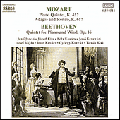 Mozart/beethoven Piano Quintets Music Cd Sheet Music Songbook