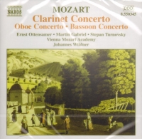 Mozart Clarinet Oboe & Bassoon Concertos Cd Sheet Music Songbook