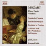 Mozart Piano Duets Vol 1 Music Cd Sheet Music Songbook
