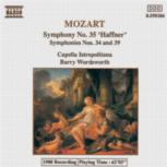 Mozart Symphonies Nos 34, 35 & 39 Music Cd Sheet Music Songbook
