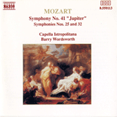 Mozart Symphonies Nos 41, 25 & 32 Music Cd Sheet Music Songbook