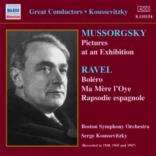Mussorgsky/ravel Koussevitzky Music Cd Sheet Music Songbook