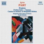 Part Fratres Music Cd Sheet Music Songbook