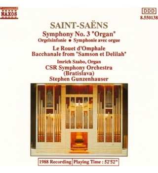 Saint-saens Symphony No 3 Organ Music Cd Sheet Music Songbook