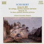 Schubert Octets D803 & D72 Music Cd Sheet Music Songbook