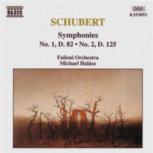 Schubert Symphonies Nos 1 & 2 Music Cd Sheet Music Songbook