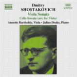 Shostakovich Viola Sonata Audio Cd Sheet Music Songbook