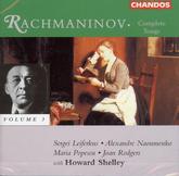 Rachmaninov Songs Vol 3 (complete) Music Cd Sheet Music Songbook