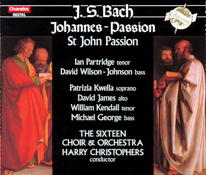 Bach St John Passion The Sixteen Music Cd Sheet Music Songbook