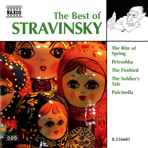 Stravinsky Best Of Music Cd Sheet Music Songbook