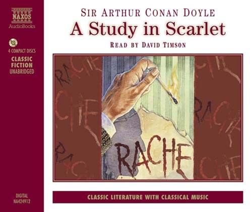 A Study In Scarlet Sherlock Holmes Audiobook 4cds Sheet Music Songbook