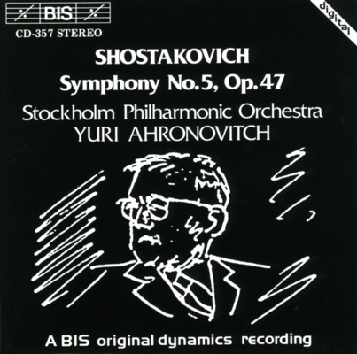 Shostakovich Symphony No 5 Ahronovitch Music Cd Sheet Music Songbook