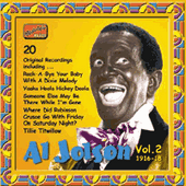 Al Jolson Vol 2 1916-1918 Music Cd Sheet Music Songbook