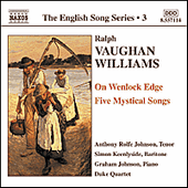 Vaughan Williams On Wenlock Edge Music Cd Sheet Music Songbook