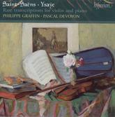 Saint-saens/ysaye Rare Transcriptions Music Cd Sheet Music Songbook
