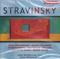 Stravinsky Works For Violin & Piano Music Cd Sheet Music Songbook